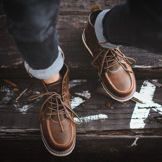 Maden Safety Working Ankle Men's Boots Clarks Winter Snow Men Boot